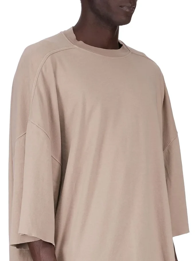 DRKSHDW FW25 CONCORDIANS TOMMY T IN JERSEY DOPPIO SPAZZOLATO DIRTY PEARL DU02E7259JDB-88