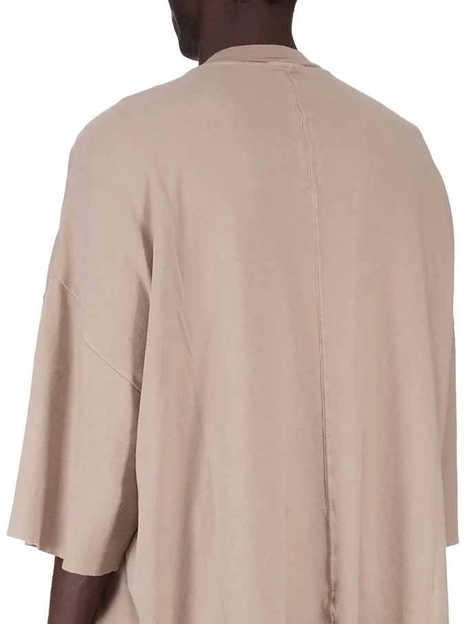 DRKSHDW FW25 CONCORDIANS TOMMY T IN JERSEY DOPPIO SPAZZOLATO DIRTY PEARL DU02E7259JDB-88
