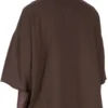 DRKSHDW FW25 CONCORDIANS TOMMY T IN JERSEY PESANTE COMPATTO IN POLVERE SCURO DU02E7259RIG-78
