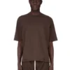 DRKSHDW FW25 CONCORDIANS WALRUS T IN JERSEY DI COTONE DI MEDIO PESO IN POLVERE SCURA DU02E7252RNP-78
