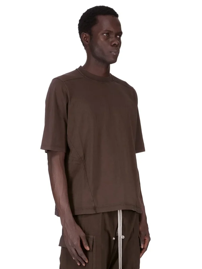 DRKSHDW FW25 CONCORDIANS WALRUS T IN JERSEY DI COTONE DI MEDIO PESO IN POLVERE SCURA DU02E7252RNP-78