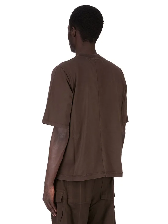 DRKSHDW FW25 CONCORDIANS WALRUS T IN JERSEY DI COTONE DI MEDIO PESO IN POLVERE SCURA DU02E7252RNP-78