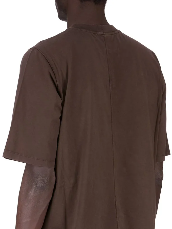 DRKSHDW FW25 CONCORDIANS WALRUS T IN JERSEY DI COTONE DI MEDIO PESO IN POLVERE SCURA DU02E7252RNP-78