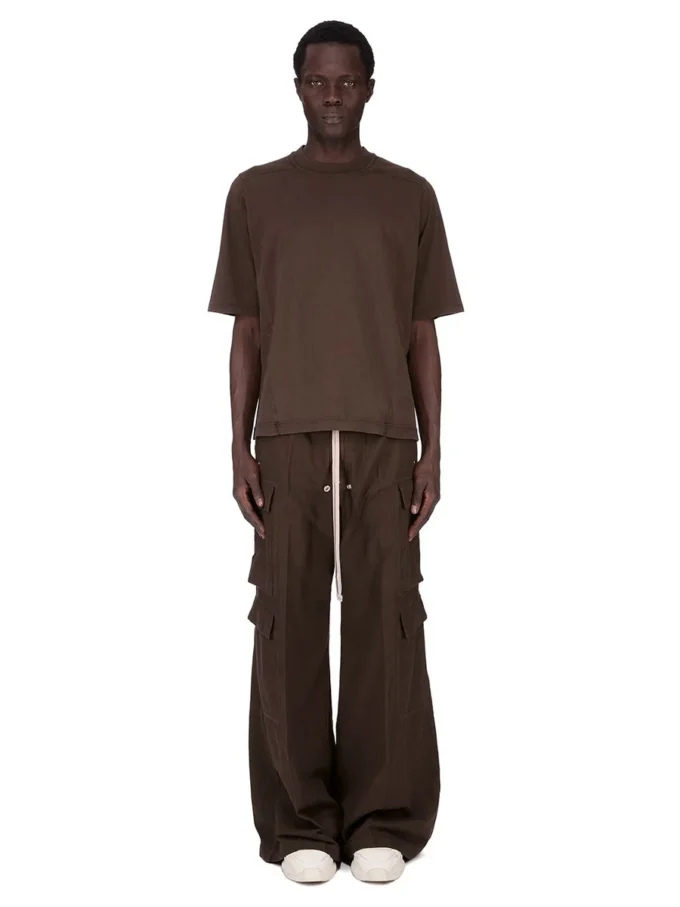 DRKSHDW FW25 CONCORDIANS WALRUS T IN JERSEY DI COTONE DI MEDIO PESO IN POLVERE SCURA DU02E7252RNP-78