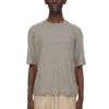 DRKSHDW FW25 CONCORDIANS WALRUS T IN MAGLIA GRIGIO MELANGE DU02E7252JGM-178