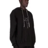 FELPA CON CAPPUCCIO OVERSIZE CONCORDIANS DRKSHDW FW25 IN NERO/PERLA FELPA PESANTE FURKA DU02E7262FEP3P-0908