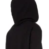 FELPA CON CAPPUCCIO OVERSIZE CONCORDIANS DRKSHDW FW25 IN NERO/PERLA FELPA PESANTE FURKA DU02E7262FEP3P-0908