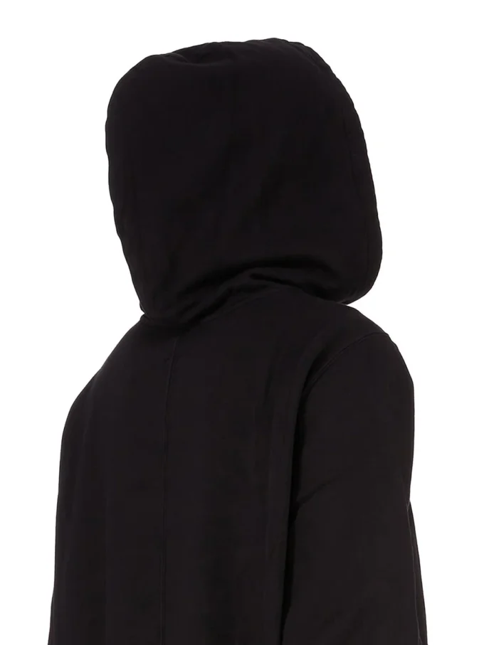 FELPA CON CAPPUCCIO OVERSIZE CONCORDIANS DRKSHDW FW25 IN NERO/PERLA FELPA PESANTE FURKA DU02E7262FEP3P-0908