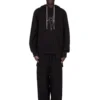 FELPA CON CAPPUCCIO OVERSIZE CONCORDIANS DRKSHDW FW25 IN NERO/PERLA FELPA PESANTE FURKA DU02E7262FEP3P-0908