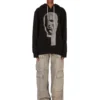 FELPA CON CAPPUCCIO OVERSIZE CONCORDIANS DRKSHDW FW25 IN NERO/PERLA SLUP FELPA DS02E7241FSLP1P-0908