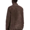 GIACCA CON ZIP FRONTALE NASCOSTA DRKSHDW FW25 CONCORDIANS IN COTONE SPAZZOLATO DRKDUST. DU02E7775BMO-78