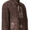GIACCA CON ZIP FRONTALE NASCOSTA DRKSHDW FW25 CONCORDIANS IN COTONE SPAZZOLATO DRKDUST. DU02E7775BMO-78