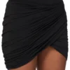 GONNA LUNA IN JERSEY DI VISCOSA CREPE CONCORDIANS FW25 DI RICK OWENS LILIES LI02E3309CVI-09