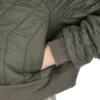 RICK OWENS FW25 CONCORDIANS GIACCA TRAPUNTATA IN NYLON LEGGERO BOSCO. RU02E1727NPT1-25