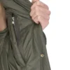 RICK OWENS FW25 CONCORDIANS GIACCA TRAPUNTATA IN NYLON LEGGERO BOSCO. RU02E1727NPT1-25