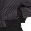 RICK OWENS FW25 CONCORDIANS GIACCA TRAPUNTATA IN NYLON LEGGERO NERO RU02E1727NPT1-09