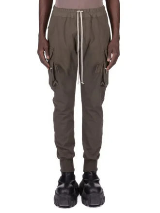 RICK OWENS FW25 CONCORDIANS MASTODON MEGACARGO IN MAGLIA PESANTE BOSCO RU02E1396BA-25