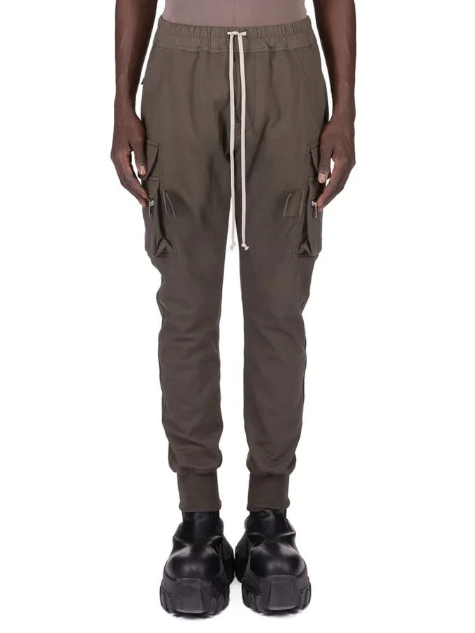 RICK OWENS FW25 CONCORDIANS MASTODON MEGACARGO IN MAGLIA PESANTE BOSCO RU02E1396BA-25