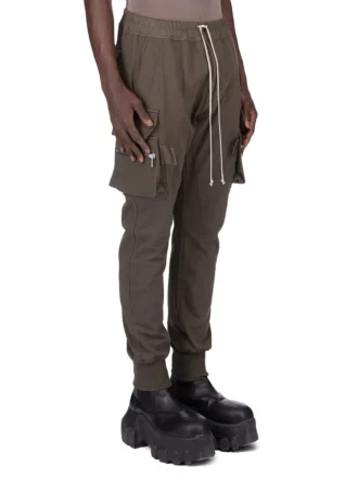 RICK OWENS FW25 CONCORDIANS MASTODON MEGACARGO IN MAGLIA PESANTE BOSCO RU02E1396BA-25