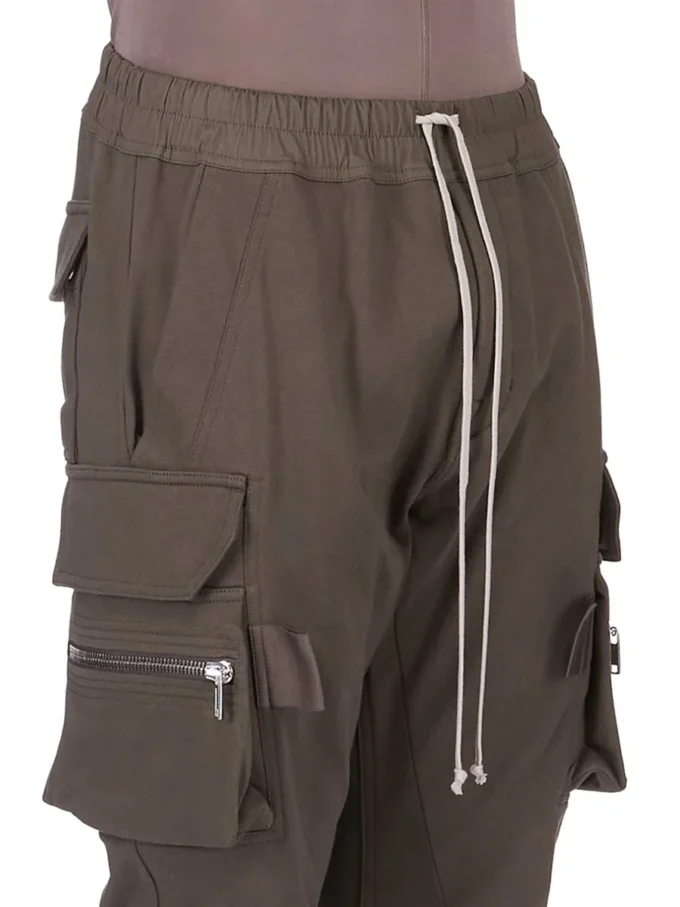 RICK OWENS FW25 CONCORDIANS MASTODON MEGACARGO IN MAGLIA PESANTE BOSCO RU02E1396BA-25