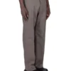 RICK OWENS FW25 CONCORDIANS PASSERELLA GETH JEANS IN DUST WOOL DRILL. RU02E1333WD-34