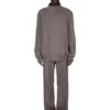 RICK OWENS FW25 CONCORDIANS PASSERELLA GETH JEANS IN DUST WOOL DRILL. RU02E1333WD-34