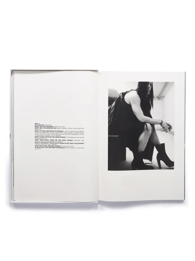 RICK OWENS – LIBRI BK07S8001-0001