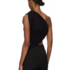 RICK OWENS LILIES FW25 CONCORDIANS ANITA TOP IN JERSEY DI VISCOSA LI02E3110RV-09