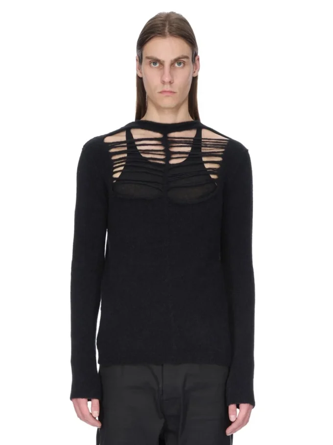 RICK OWENS – MAGLIERIA RU02E1670KGRIDP-09