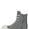 SNEAKERS RICK OWENS FW25 CONCORDIANS IN PELLE DI MUCCA PIENO FIORE LAVATA INDACO/LATTE/LATTE RP02E4890LCO-0611
